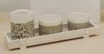 Porcelain and bone china ceramic sculpture, bowls, jugs, dishes